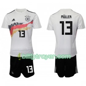 Billige Fotballdrakter Tyskland MULLER 13 Barn Hjemmedraktsett 2019 Kortermet